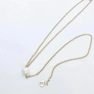 Pearl Necklace | Y Pearl Necklace | Gold Plated | Long Necklace | Tie Necklace